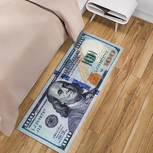 100 Dollar Bill Rug